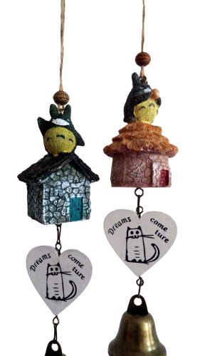 Mein Nachbar Totoro  Steingut Fenster Deko hängend Studio Ghibli Totoro Windspiel