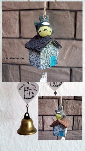 Mein Nachbar Totoro  Steingut Fenster Deko hängend Studio Ghibli Totoro Windspiel