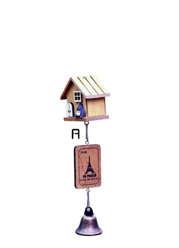 Mein Nachbar Totoro Holzhaus Fenster Deko hängend Studio Ghibli Windspiel