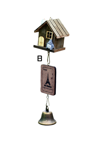Mein Nachbar Totoro Holzhaus Fenster Deko hängend Studio Ghibli Windspiel