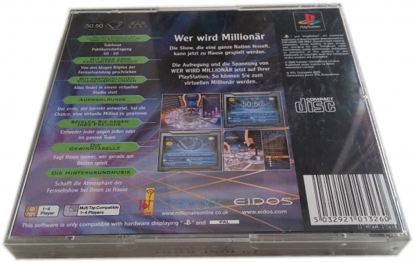 Wer wird Millionär Junior PS1 Spiel - Playstation 1