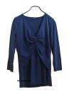 AMISU Longshirt Casual gerafft Back IRIS