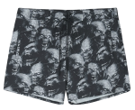 KILLSTAR Dark Depths Badehose Herren 3XL – Skull Gothic