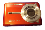 Casio EXILIM EX-S600 Digitalkamera 6.0MP Kompaktkamera gebraucht Rot/Silber