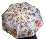 Crayon Shin-Chan Anime Unisex Automatik Regenschirm und UV Sonnenschirm