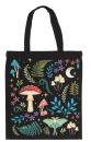 Dark Forest Schultertasche Giftpilze Pflanzen Schwarz