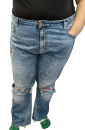 Damen Fetzenjeans Übergröße EUR 56 Kick Flare High Waist H+M