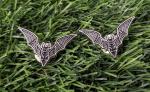 Fledermaus Pins Schwarz – Gothic Broschen für Kragen, Jacke & Tasche