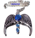 Harry Potter Ψ Ravenclaw Diadem Halskette Phönix Silber - Blau