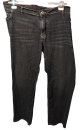 Herren Tiefbund Jeans Frants Janvanderstorm Black 68 Int 52-36