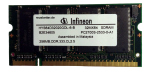 Infineon PC133-333-520 HYS64V1622GDL-7.5-C2 SDRAM 128 MB Laptop Speicher