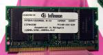 Infineon HYS64V16220GDL-8-C2 | 128MB SDRAM PC100S 100MHz SO DIMM 144-pin | Laptop Speicher
