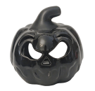 Kerzenhalter Keramik Jack Skellington 2D Pumpkin Kürbis Schwarz