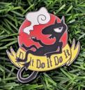 Luci Dämon Do it  Do It  Emaillie Disenchantment Pin Brosche