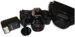 Olympus OM 101 Spiegelreflexkamera Paket 4 Tlg. mit Blitz und Objektiv Olympus Optical Co