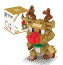 Rentier Rudi mit der Roten Nase Bricks Building Block