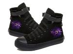 Supernatural Unisex Schnür-Sneaker mit Klettverschluss Schwarz