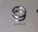 Segement Ring Piercing シ Septum Silber シ Lippen - Helix - Titan - 14G - 8mm