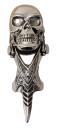 Totenkopf Gliederring Punk Gothic Ring Antik Silber