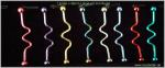 Industrial Piercing Twister Spirale Eloxiert 1.6 14G Gold
