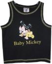 Kinder Achsel Shirt - Tank Top | Schwarz |  Motiv Baby Mikey | größe 98